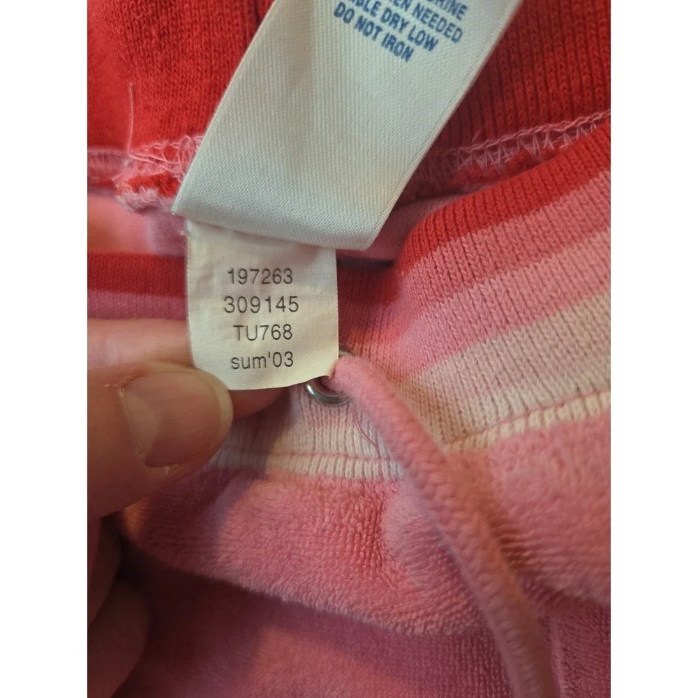Vintage Girl's Old Navy Terrycloth Hoodie And Skort‎ Set Size 3T Pink Y2K